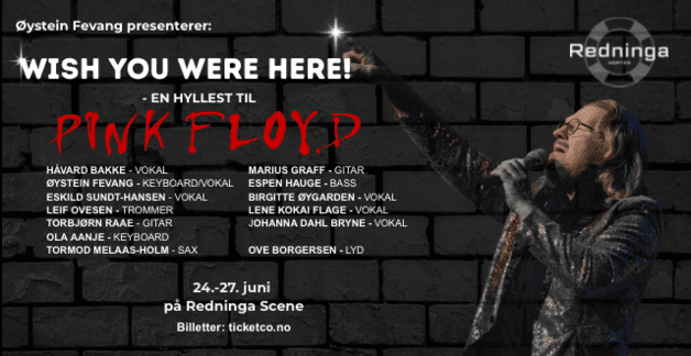 WISH YOU WERE HERE! - en hyllest til PINK FLOYD
