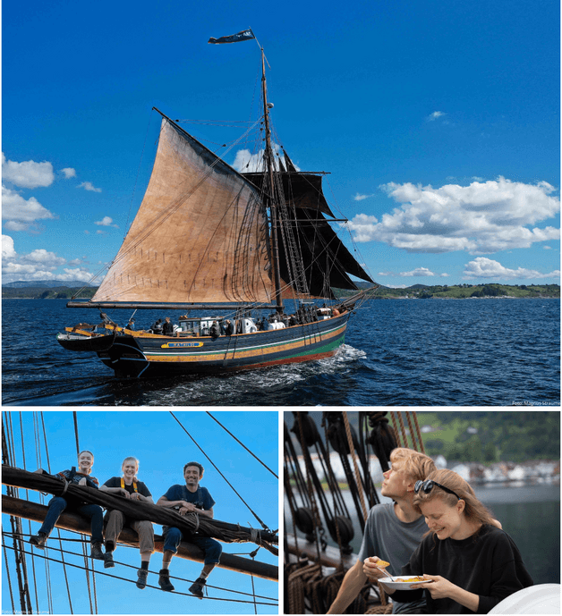 Segltur frå Bergen til Haugesund med hardangerjakta «Mathilde»