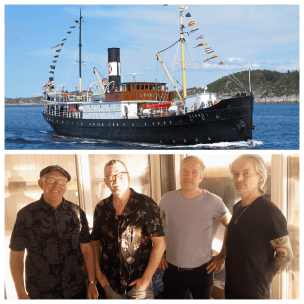 Torsdag 13. august 2026: Blues-cruise med dampskipet "Stord I" på Byfjorden - Dag Bergesen's Bluespack spiller. Avgang Shetlands-Larsens brygge kl. 19.00, tilbake til kai ca. kl. 22.00.