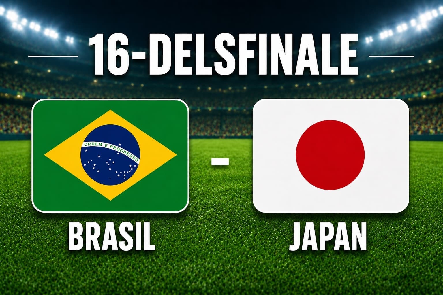 16-delsfinale: Brasil - Japan