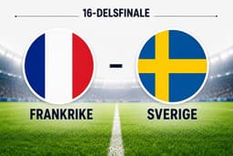 UTSOLGT: 16-delsfinale: Frankrike - Sverige