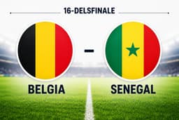 16-delsfinale: Belgia - Senegal