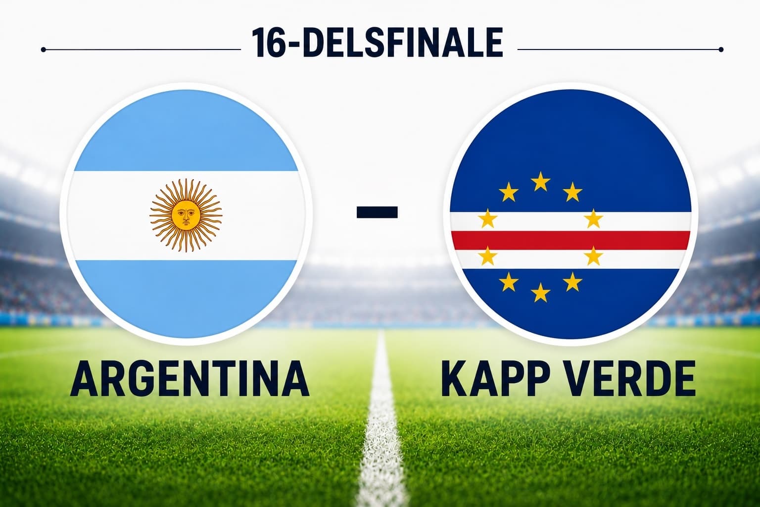 16-delsfinale: Argentina - Kapp Verde