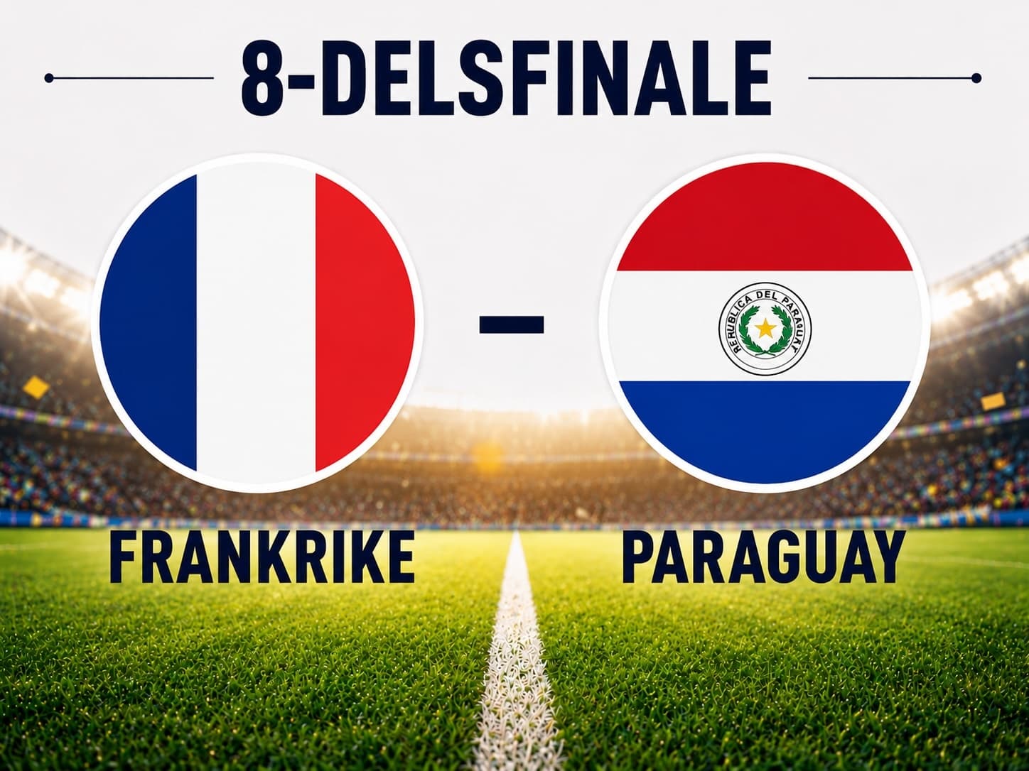 8-delsfinale: Frankrike - Paraguay