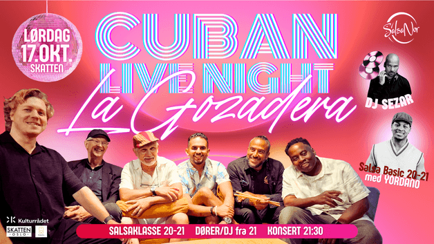 Cuban Live Night 17.10 La Gozadera // Skatten Oslo
