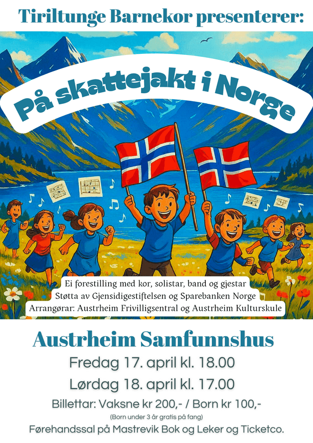 På skattejakt i Norge - ei forestilling med Tiriltunge Barnekor