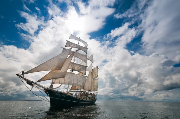 Kveldskonsert på seilskuta Thalassa (Sirevåg)