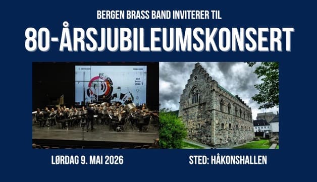 80-årsjubileumskonsert Bergen Brass Band