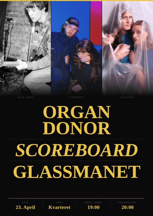 Glassmanet på scenen