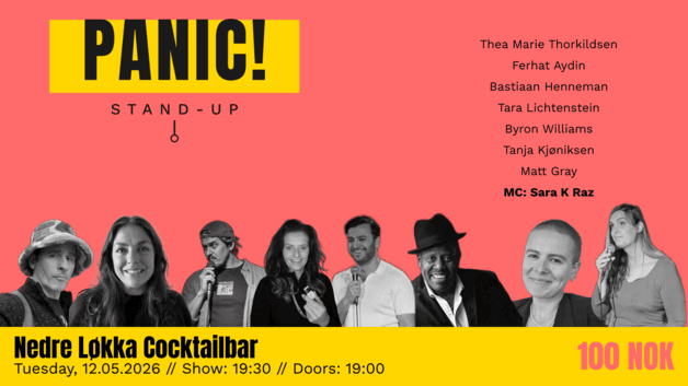 PANIC! Stand Up @ Nedre Løkka Cocktailbar