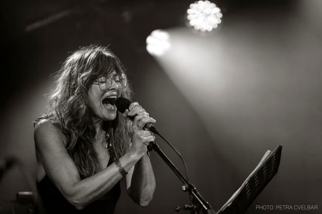 Juliana Venter og Paal Nilssen Love på Hellviktangen