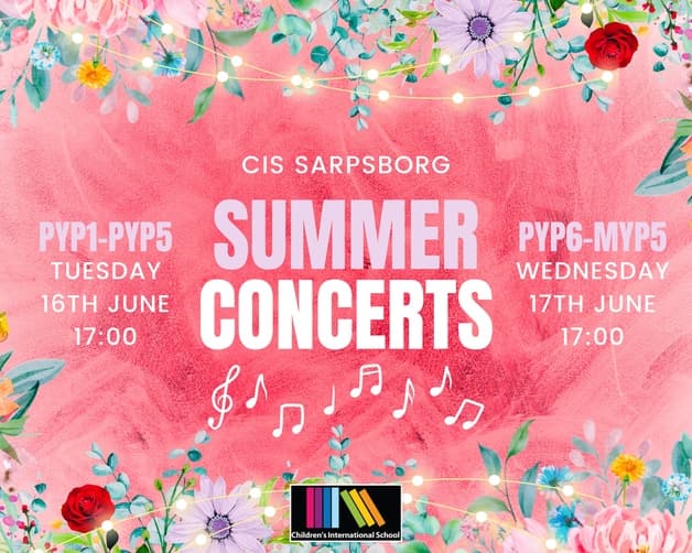 CIS PYP1-PYP5 Summer Concert