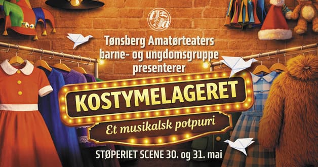 Kostymelageret 2.0 - Tønsberg Amatørteater UNG, lørdag klokken 13