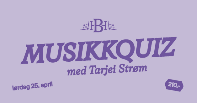 Musikkquiz med Tarjei Strøm!