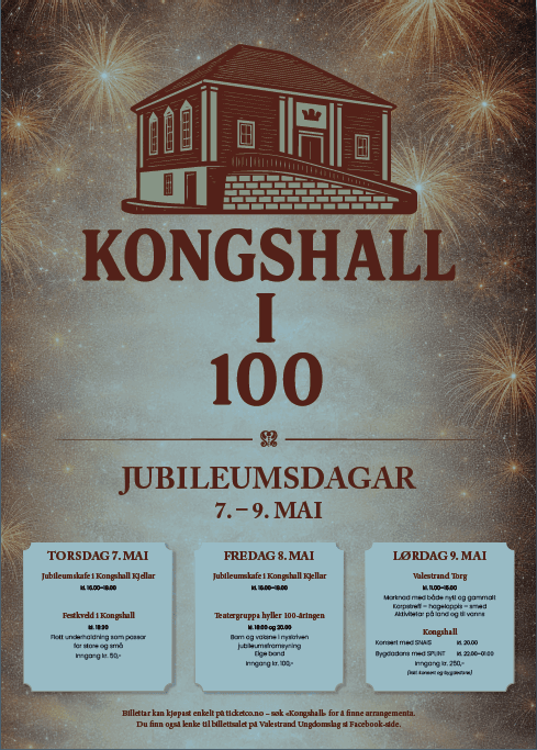 Kongshall i 100. Festkveld i kongshall