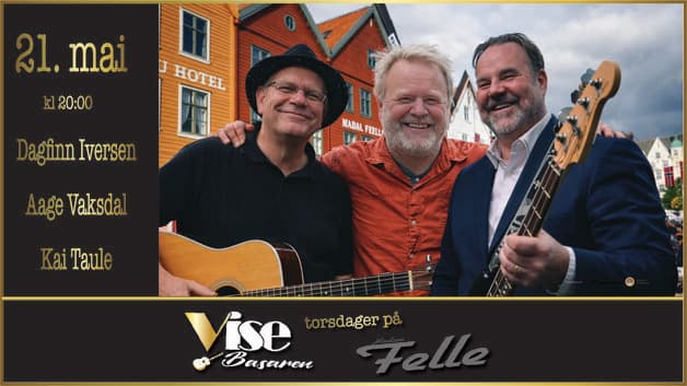 ViseBasaren med Dagfinn Iversen, Aage Vaksdal og Kai Taule