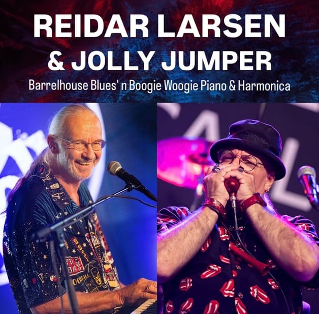 REIDAR LARSEN & JOLLY JUMPER til House of Blues lørd 13 juni kl 20⭐️