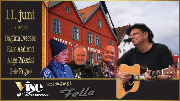 Dagfinn Iversen, Kato Aadland, Geir Rognø og Aage Vaksdal