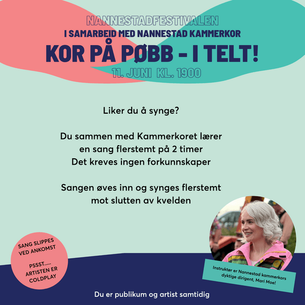 Kor på Pøbb - i telt!