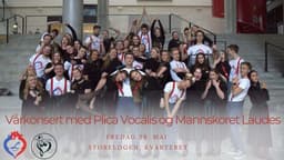 Vårkonsert m/Plica Vocalis og Mannskoret Laudes