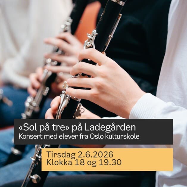 " Sol på tre" på Ladegården 2. juni klokka 19.30