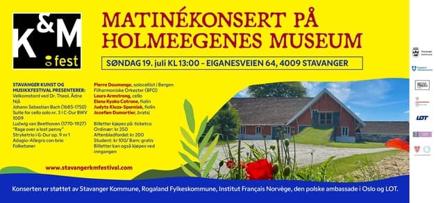 Matinékonsert på Holmeegenes museum
