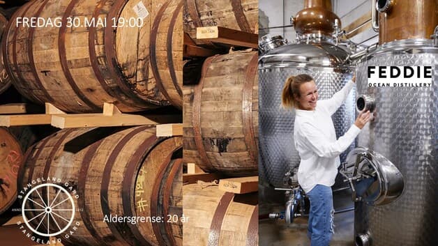 Sjømat & Drinker med Feddie Distillery