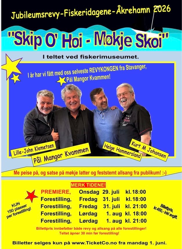 "Skip O' Hoi - Møkje Skoi!"