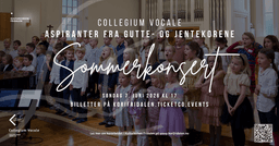 Konsert med Aspirantene i Collegium Vocale