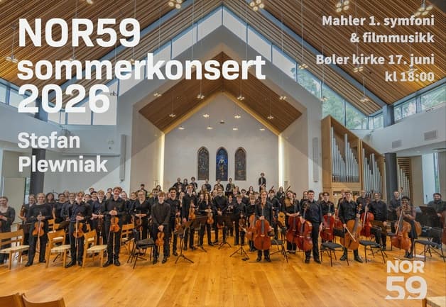 NOR59 sommerkonsert - Mahler 1. symfoni og filmmusikk