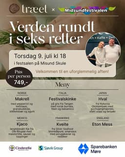 VERDEN RUNDT I SEKS RETTER - Træet x Midsundfestivalen