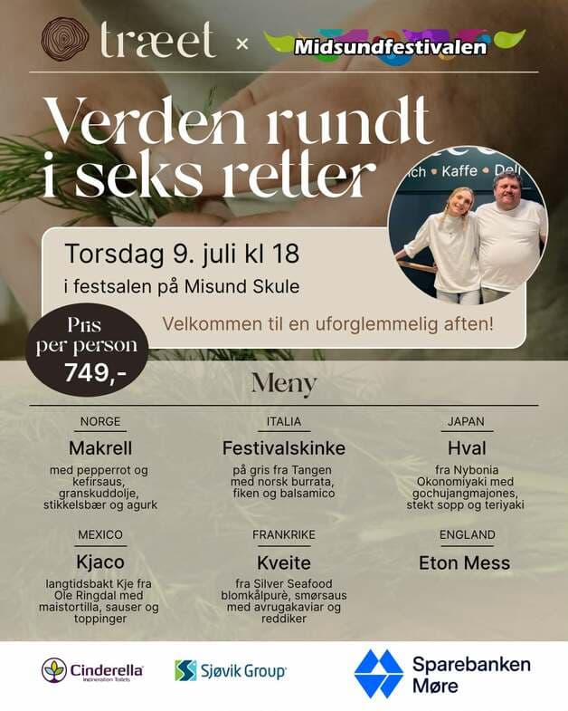 VERDEN RUNDT I SEKS RETTER - Træet x Midsundfestivalen