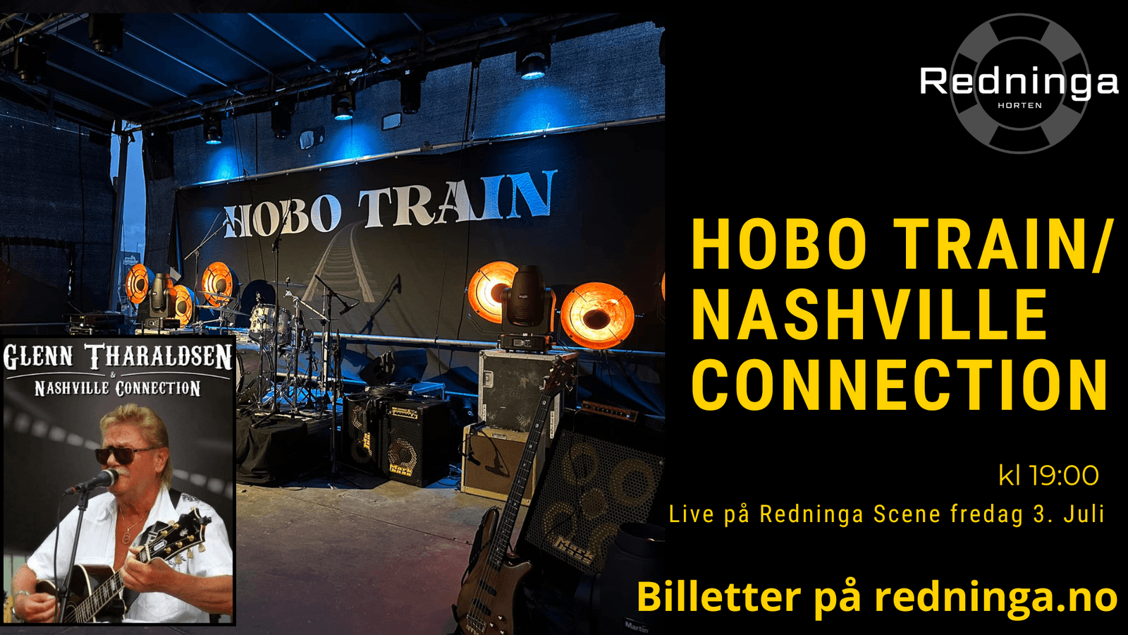 Hobo Train & Nashville Connection - Dobbelt konsert
