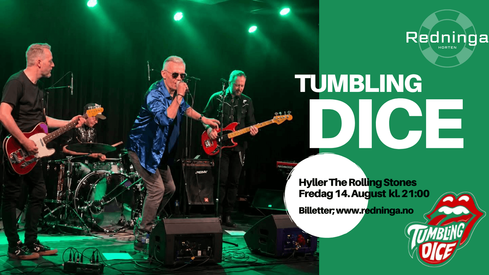 Tumbling Dice Hyller The Rolling Stones på Redninga Scene