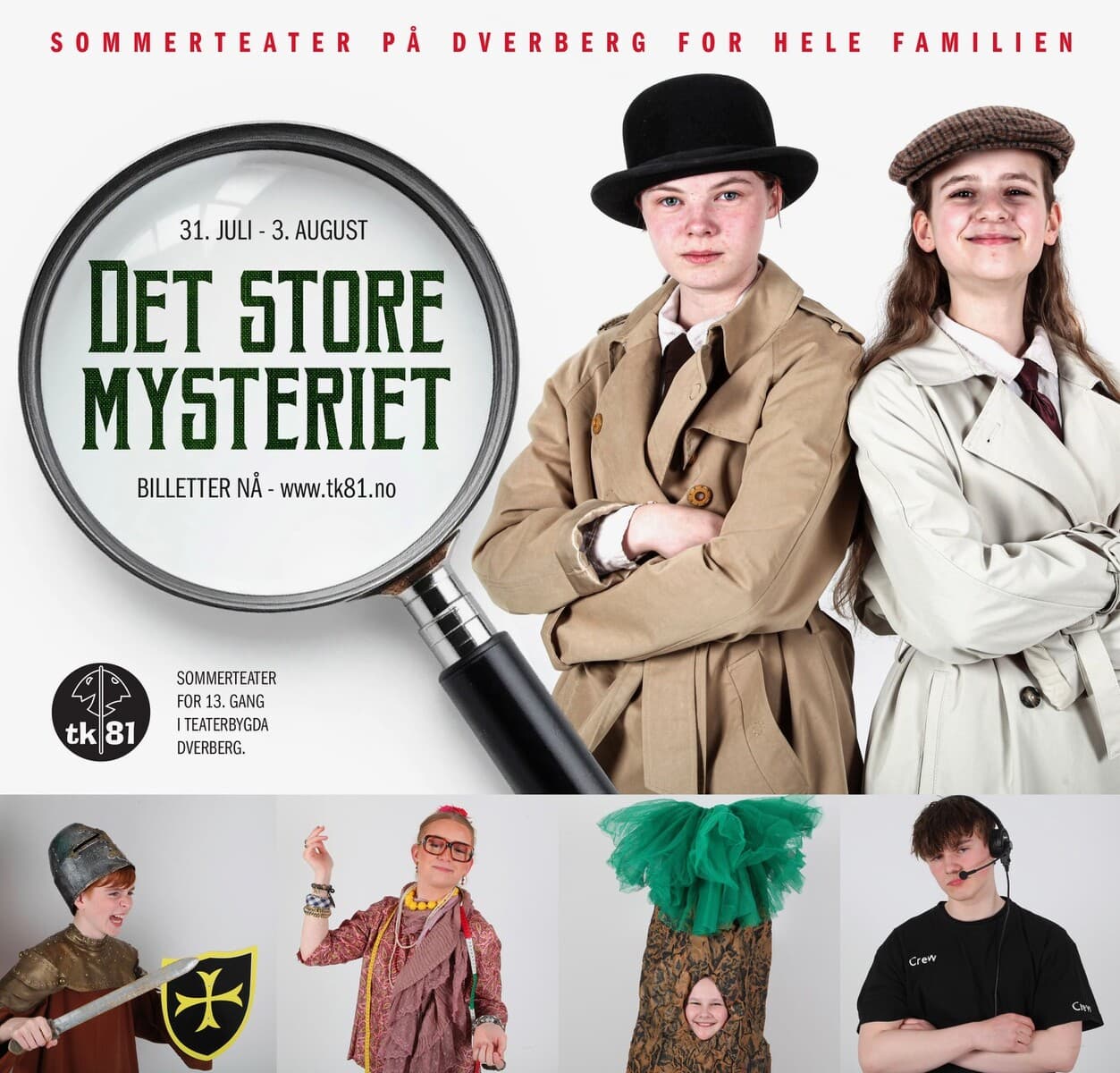 «DET STORE MYSTERIET» 31 juli kl 17