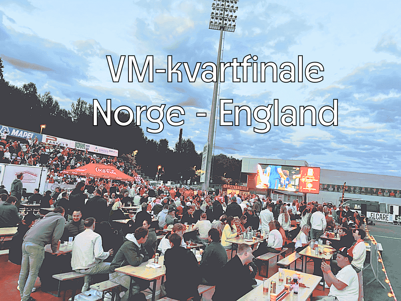 VM-KVARTFINALE PÅ GJEMSELUND: NORGE - ENGLAND