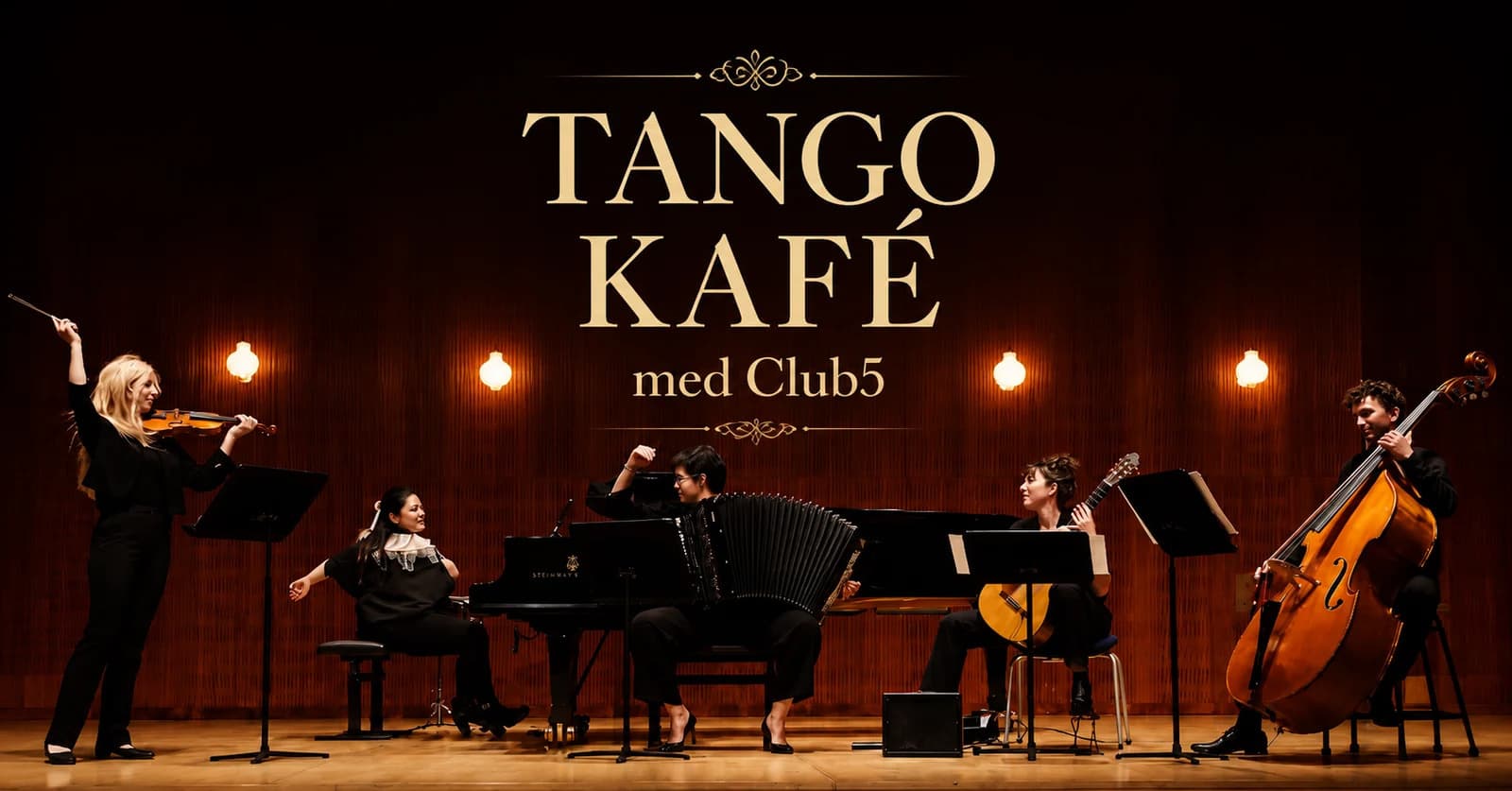 Tangokafé på Gamlekinoen med Club Five
