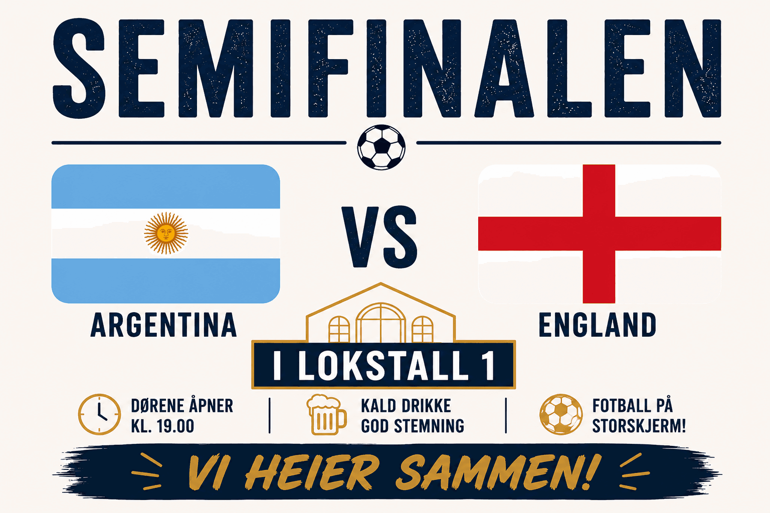 VM-fest i Lokstall 1 // Semifinale Argentina - England